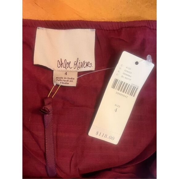 Anthropologie Chloe Oliver Hayley Skater Skirt Striped Serape Thick Weave Sz 4 N - Picture 4 of 4